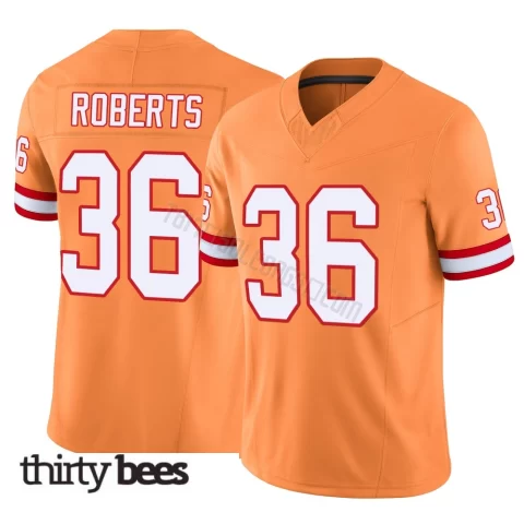 JJ Roberts ＃36 Tampa Bay Buccaneers Youth Limited Orange Vapor F.U.S.E. Jersey