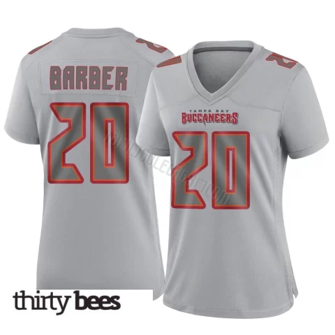 Ronde Barber ＃20 Tampa Bay Buccaneers Women's Game Gray Atmosphere Fashion Jersey