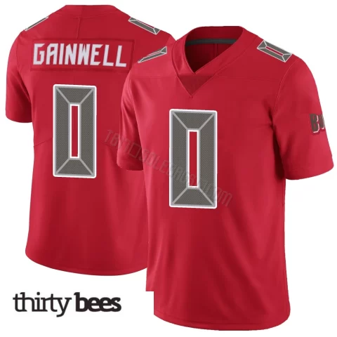 Kenneth Gainwell ＃0 Tampa Bay Buccaneers Men's Limited Red Color Rush Jersey