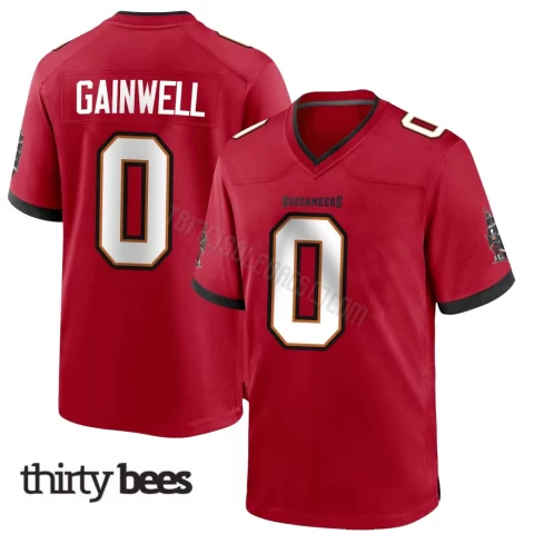 Kenneth Gainwell ＃0 Tampa Bay Buccaneers Men's Game Red Team Color Jersey