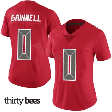 Kenneth Gainwell ＃0 Tampa Bay Buccaneers Women's Limited Red Team Color Vapor Untouchable Jersey