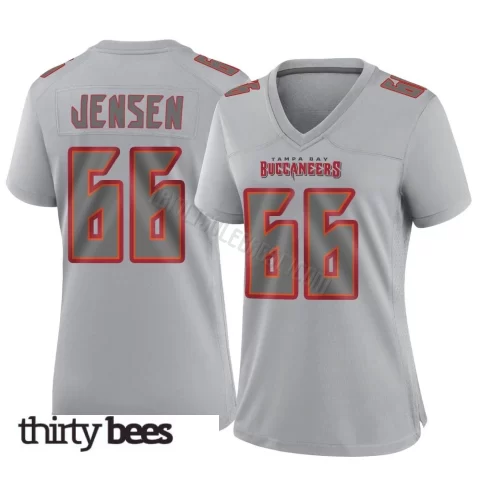 Ryan Jensen ＃66 Tampa Bay Buccaneers Women's Game Gray Atmosphere Fashion Jersey