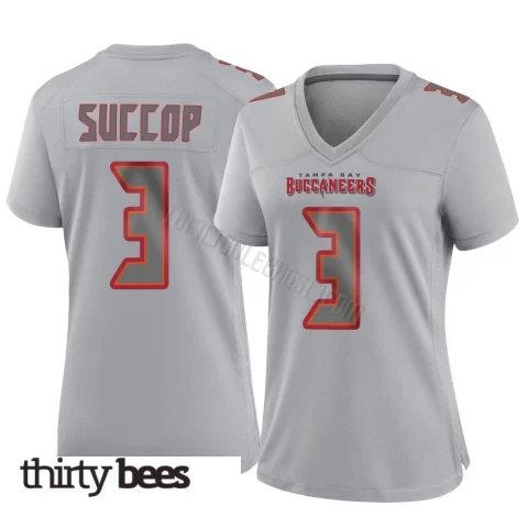 Ryan Succop ＃3 Tampa Bay Buccaneers Women's Game Gray Atmosphere Fashion Jersey
