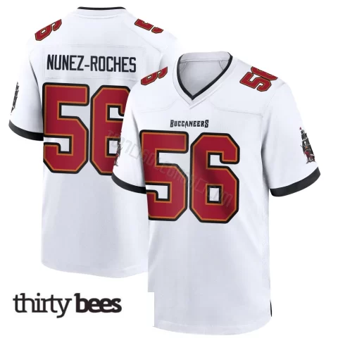 Rakeem Nunez-Roches ＃56 Tampa Bay Buccaneers Men's Game White Jersey