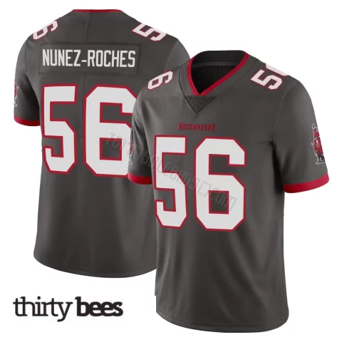 Rakeem Nunez-Roches ＃56 Tampa Bay Buccaneers Men's Limited Pewter Alternate Vapor Jersey