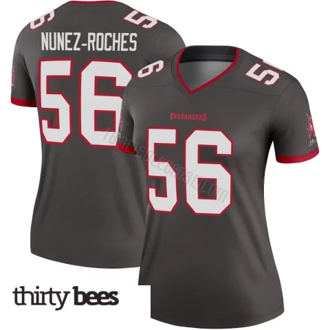 Rakeem Nunez-Roches ＃56 Tampa Bay Buccaneers Women's Legend Pewter Alternate Jersey