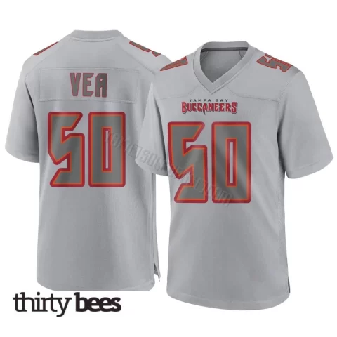 Vita Vea ＃50 Tampa Bay Buccaneers Men's Game Gray Atmosphere Fashion Jersey