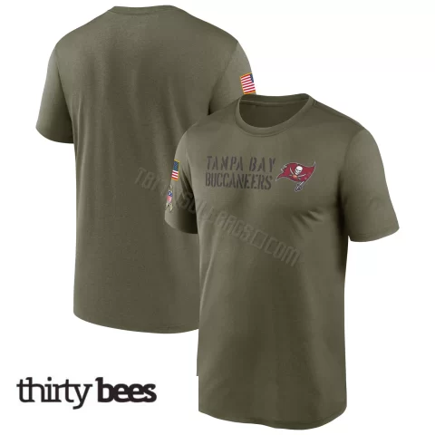 Tampa Bay Buccaneers Men's Legend Olive 2022 Salute to Service Team T-Shirt