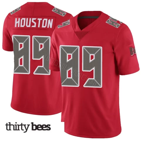 Dennis Houston ＃89 Tampa Bay Buccaneers Youth Limited Red Color Rush Jersey