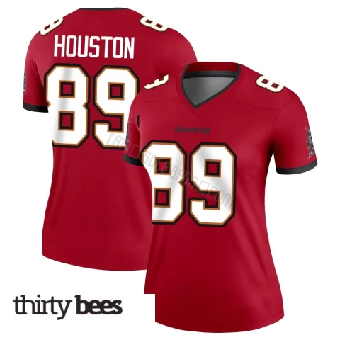Dennis Houston ＃89 Tampa Bay Buccaneers Women's Legend Red Jersey