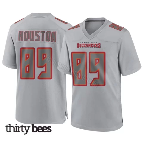 Dennis Houston ＃89 Tampa Bay Buccaneers Youth Game Gray Atmosphere Fashion Jersey