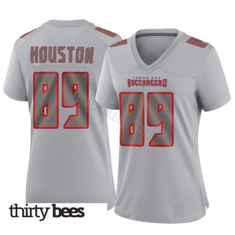 Dennis Houston ＃89 Tampa Bay Buccaneers Women's Game Gray Atmosphere Fashion Jersey