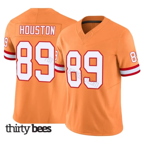 Dennis Houston ＃89 Tampa Bay Buccaneers Men's Limited Orange Vapor F.U.S.E. Jersey