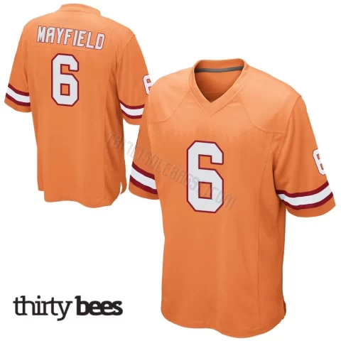 Baker Mayfield ＃6 Tampa Bay Buccaneers Youth Game Orange Alternate Jersey