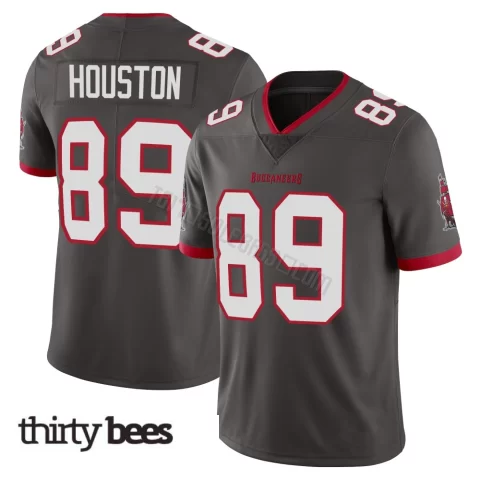 Dennis Houston ＃89 Tampa Bay Buccaneers Men's Limited Pewter Alternate Vapor Jersey