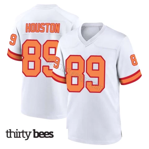 Dennis Houston ＃89 Tampa Bay Buccaneers Men's Game White '76 Jersey
