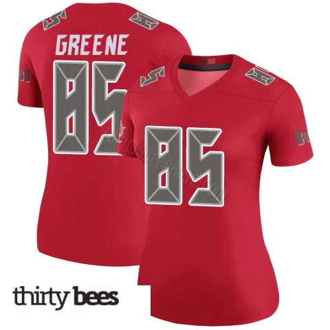 Garrett Greene ＃85 Tampa Bay Buccaneers Women's Legend Red Color Rush Jersey
