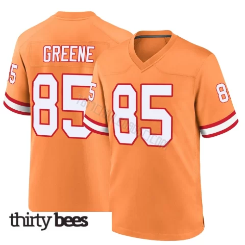 Garrett Greene ＃85 Tampa Bay Buccaneers Youth Game Orange Throwback Jersey