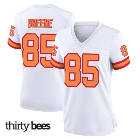 Garrett Greene ＃85 Tampa Bay Buccaneers Women's Game White '76 Jersey