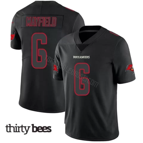 Baker Mayfield ＃6 Tampa Bay Buccaneers Men's Limited Black Impact Jersey