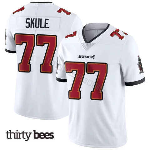 Justin Skule ＃77 Tampa Bay Buccaneers Youth Limited White Vapor Untouchable Jersey