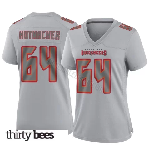 Nash Hutmacher ＃64 Tampa Bay Buccaneers Women's Game Gray Atmosphere Fashion Jersey