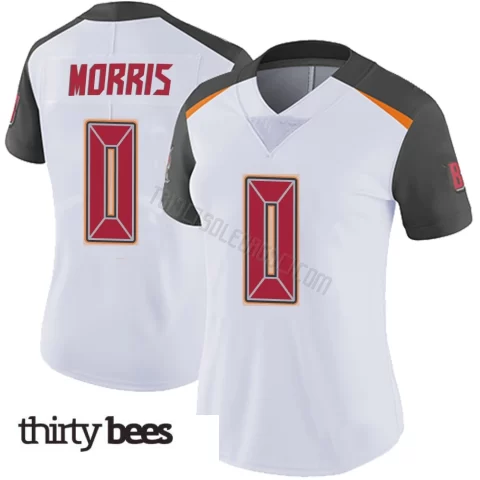 Chandler Morris ＃0 Tampa Bay Buccaneers Women's Limited White Vapor Untouchable Jersey